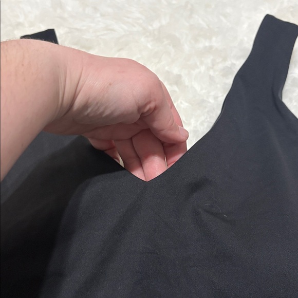 NWT All In Motion Black Flex V-Neck Cropped Sports Bra Size 3X - Picture 4 of 16